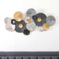 Contemporary Multicolor Metal Wall Art