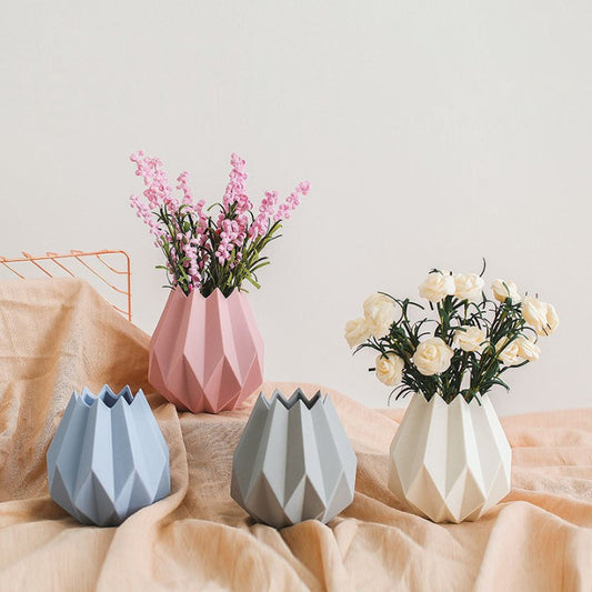 Lotus Matte Finish Ceramic Decorative Vase