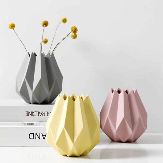 Lotus Matte Finish Ceramic Decorative Vase
