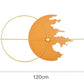 Moon Shadow Handmade 3D Wall Sculptures Metal Wall Art