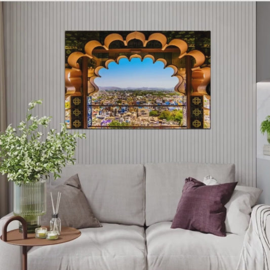 Udaipur City Palace Wood Print Wall Art