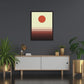 Beige Ombre Wood Print Wall Art
