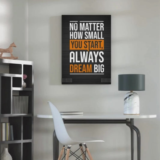 No Matters Inspired Quotes Wood Print Wall Art