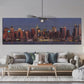 New York City Wood Print Wooden Wall Tiles Set