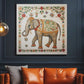 Elephant Wood Print Wall Art For Prosperity and Luck