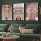 Jaipur City Wood Print Wall Art Set of 3