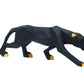 Prestige Regal Geometric Panther Resin Sculpture For Living Room Or Office