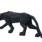 Prestige Regal Geometric Panther Resin Sculpture For Living Room Or Office