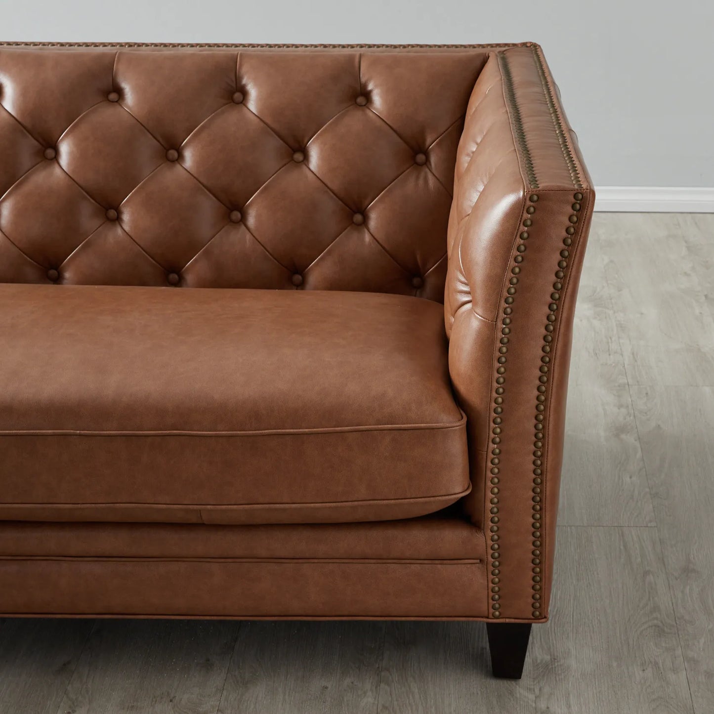 3 Seater Vintage Chesterfield Sofa Tan
