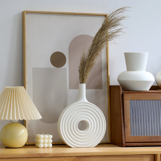 Spiral Donut Design Creative Vase