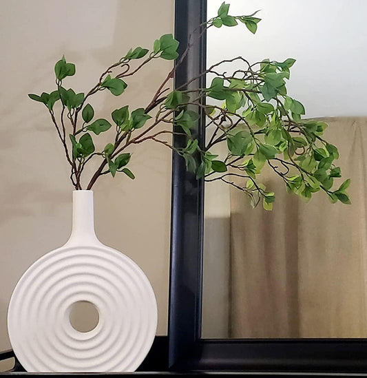 Spiral Donut Design Creative Vase