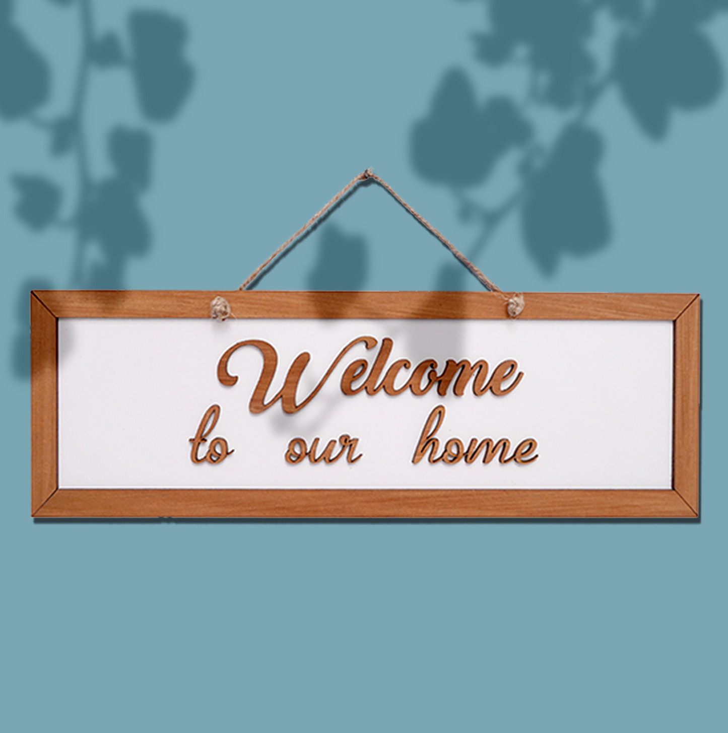 Welcome To Our Home Wooden Door and Wall Hanging