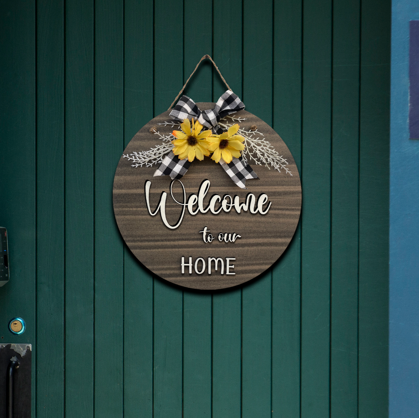 Welcome To Our Home Hanging Home Décor 12 Inches