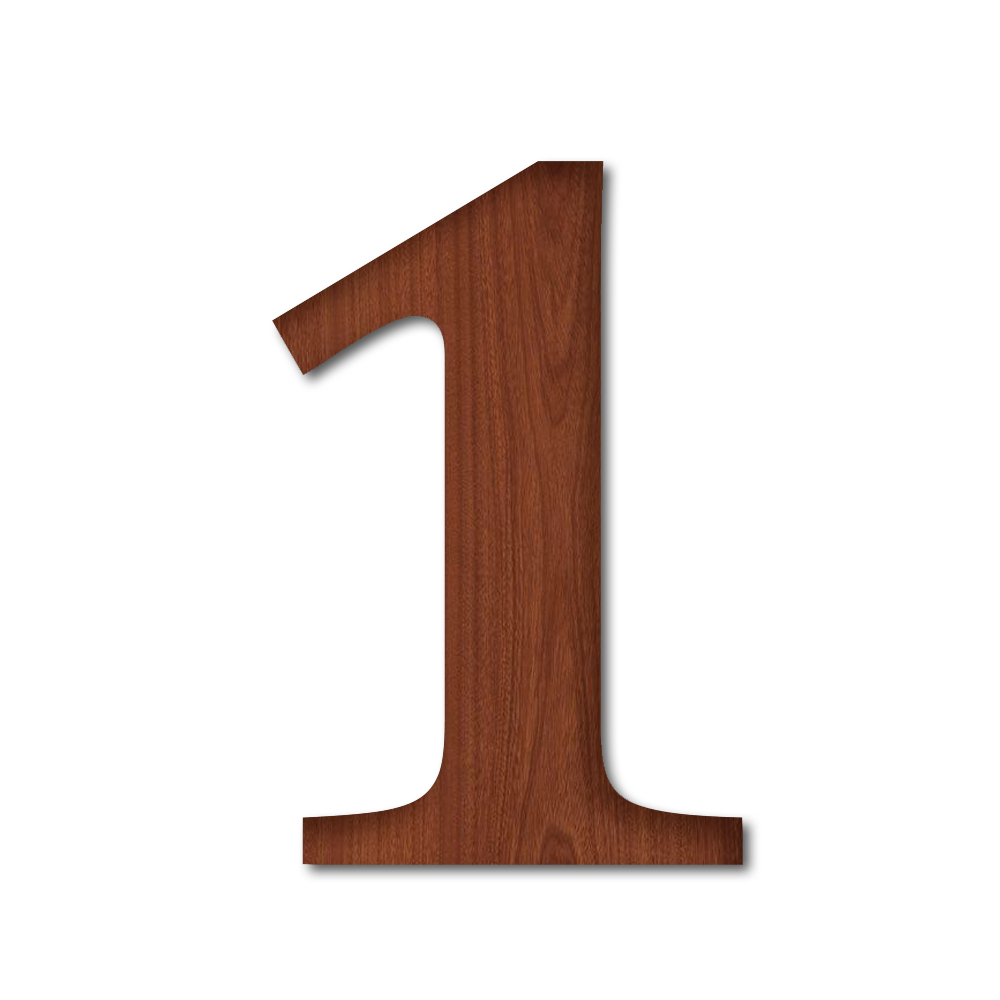 A To Z Wooden Alphabet , Numbers, and Signs For Home Décor, Art, and Craft Brown