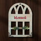 Blessed Window Wall Art Rustic