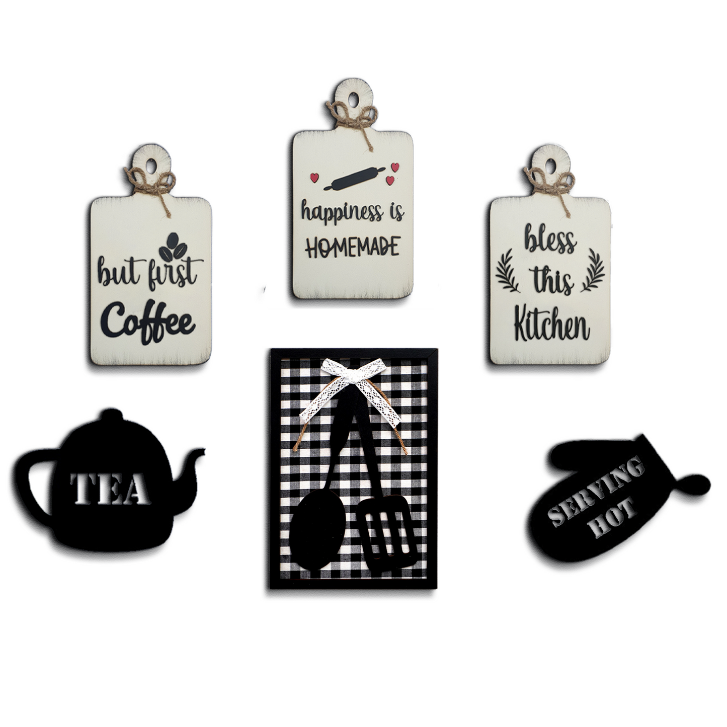 Set of 6 Kitchen Chopboard Theme Gallery Wall Frame Home Decor