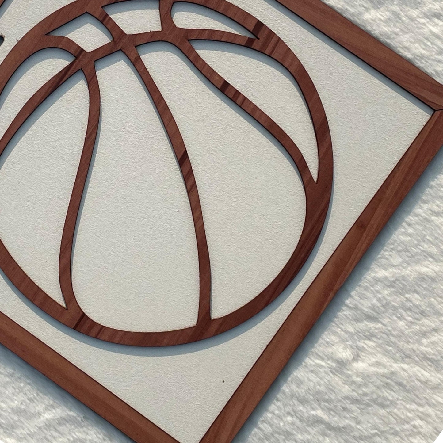 Basketball Framed Wooden Wall Art