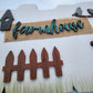 3D Rustic Wooden Farmhouse Wall Art For Personalization