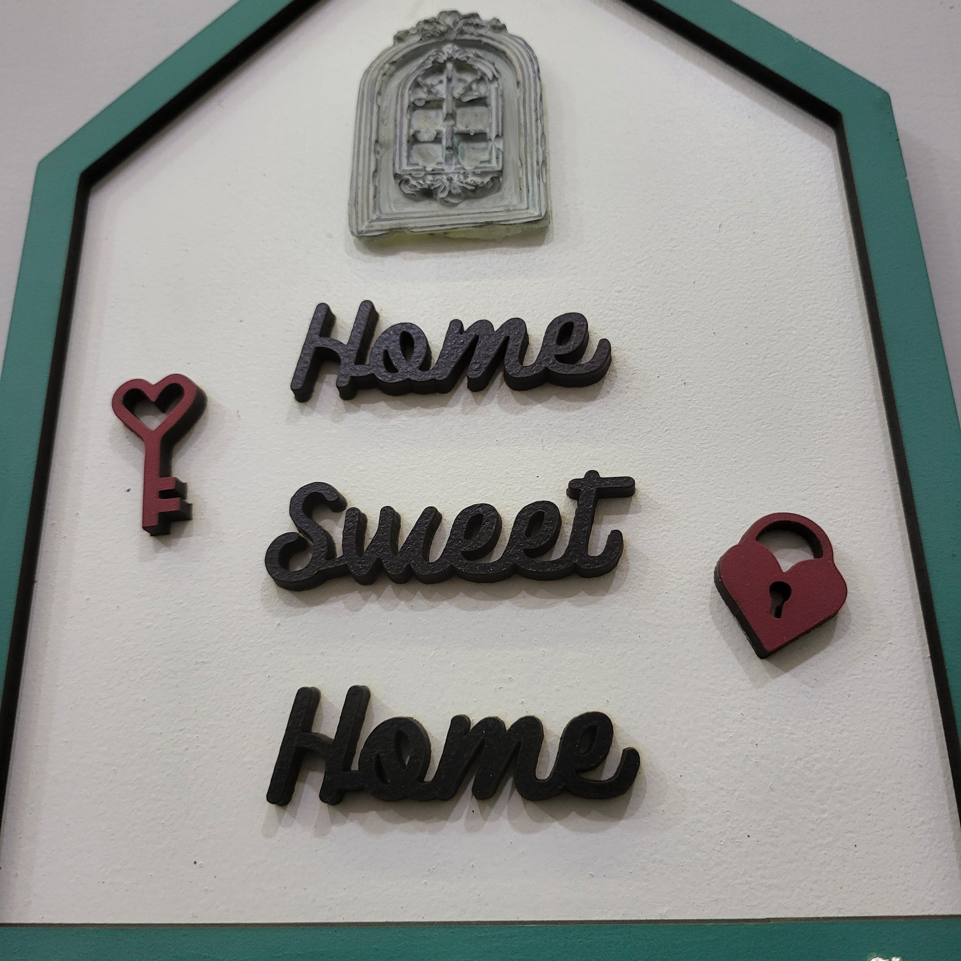Sweet Home Key Holder Wall Art For Personalization