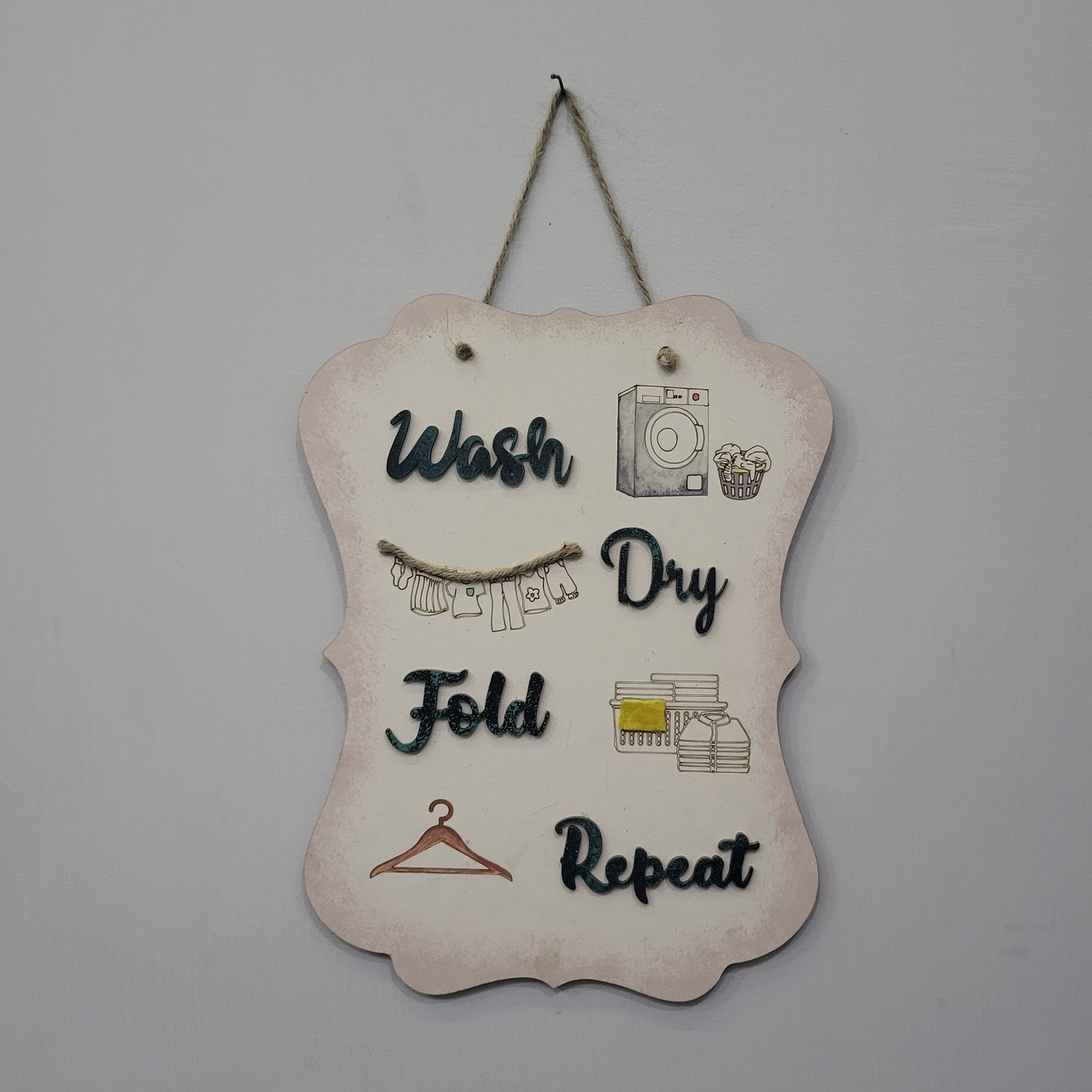 Laundry Signage Home Décor Art