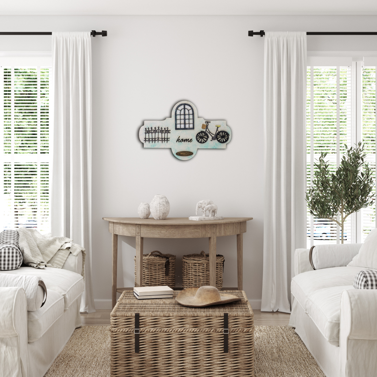 Rustic Country House Designer Wooden Wall Art For Personalized