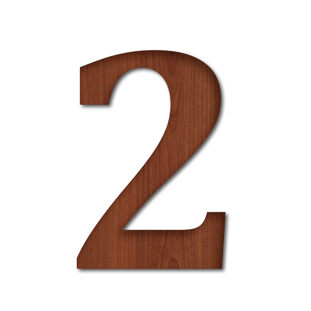 A To Z Wooden Alphabet , Numbers, and Signs For Home Décor, Art, and Craft Brown