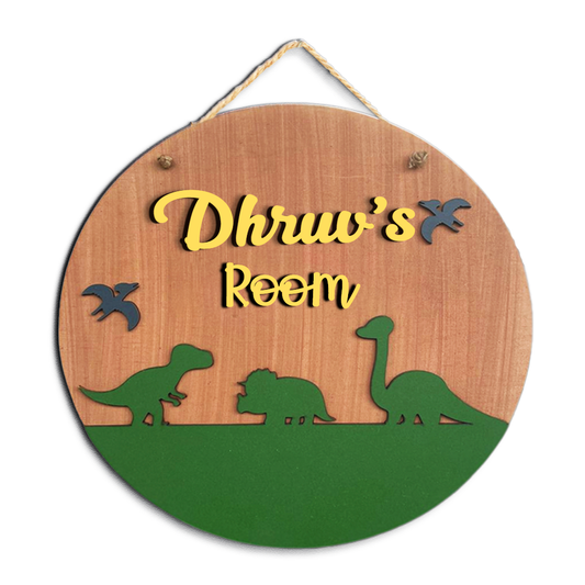 3D Wooden Hanging Sign Board For Kitchen, Kids Room, Café, and More