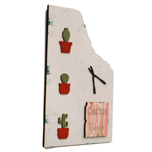 3D Rustic Cactus Garden Wall Decor