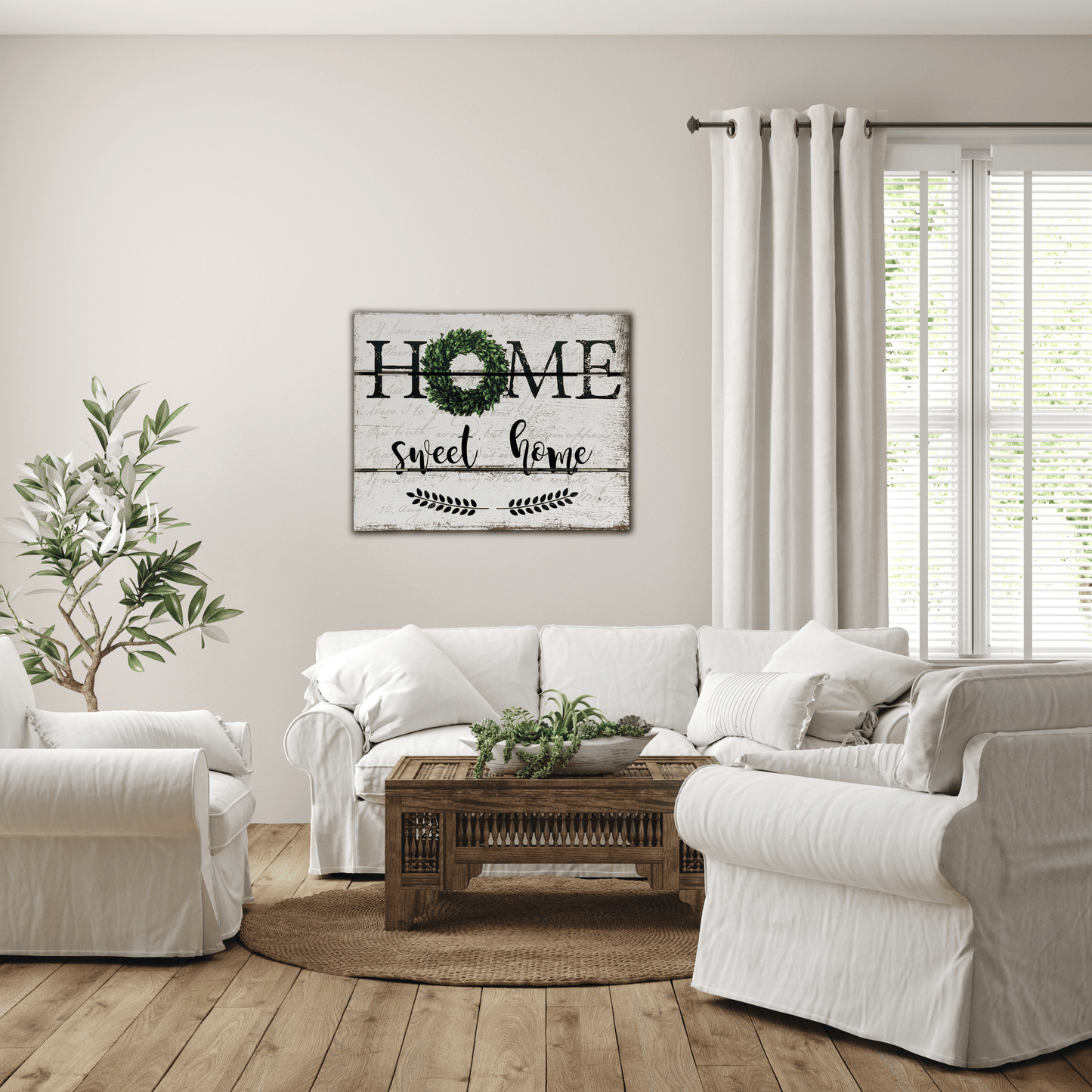 Home Sweet Home Rustic Wall Art