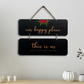 Our Happy Place 2 Layers Wooden Wall Hanging
