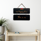 Our Happy Place 2 Layers Wooden Wall Hanging