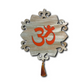 OM Wooden Wall Art with Rustic Base and Tassel