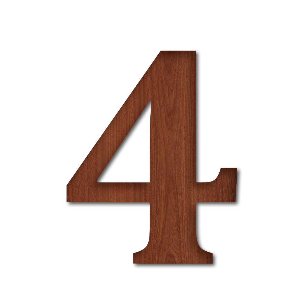 A To Z Wooden Alphabet , Numbers, and Signs For Study Room & Office Décor