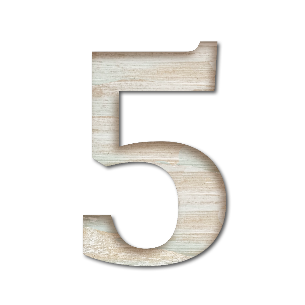 A To Z Wooden Alphabet , Numbers, and Signs For Kitchen Décor