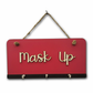 Mask Up Quote Key and Mask Holder With 3 Hooks