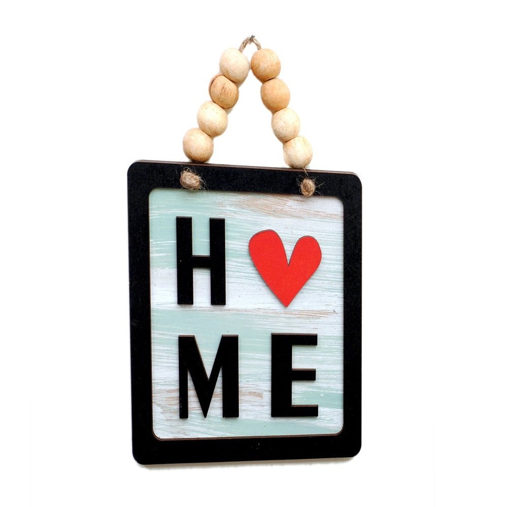 Home 3D Square Shape Wooden Balls Hanging Wall Art