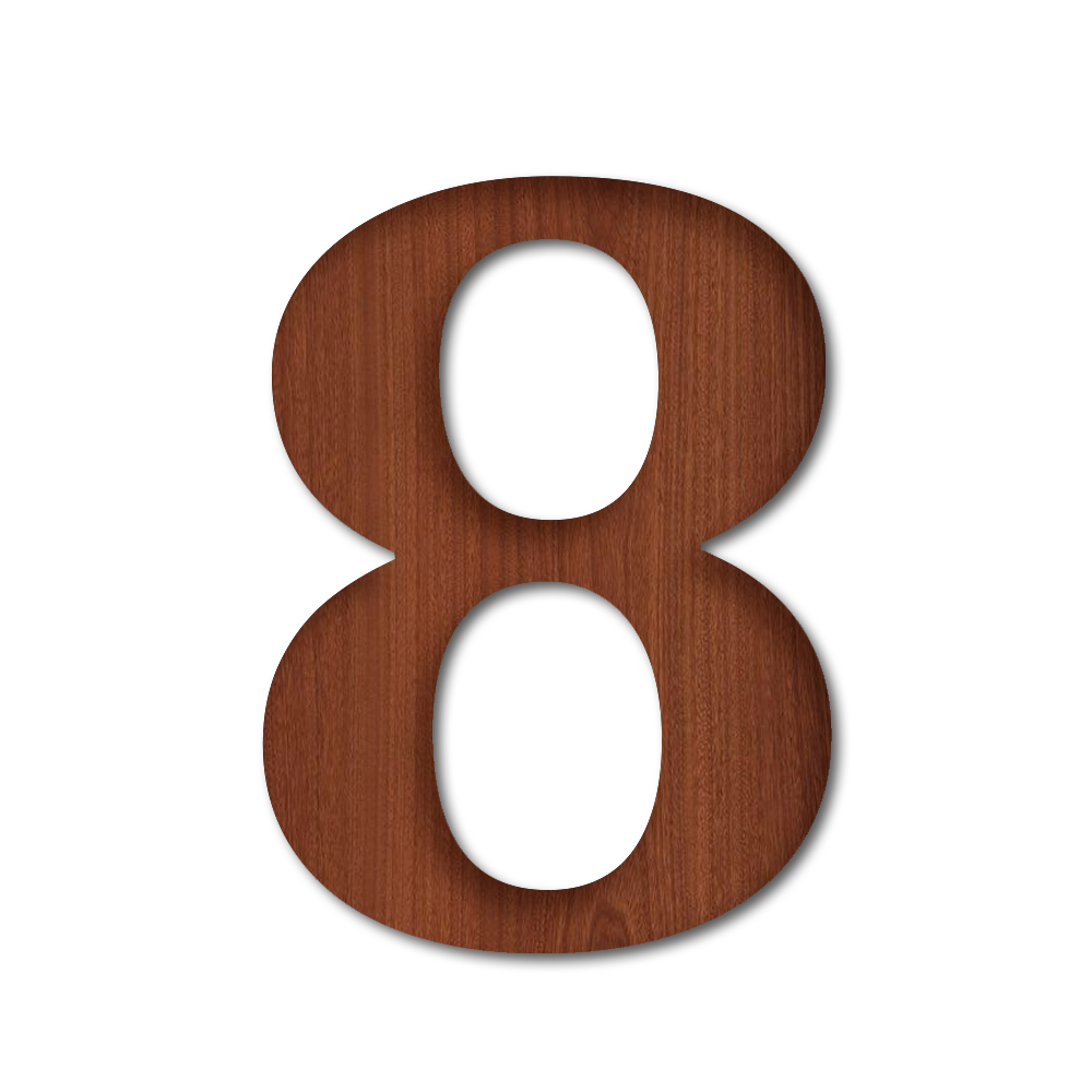 A To Z Wooden Alphabet , Numbers, and Signs For Home Décor, Art, and Craft Brown