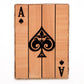 Wooden Ace of Spade Wall Art