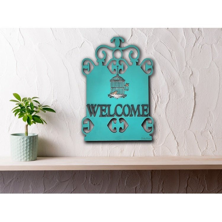 3D Vintage Welcome Home Décor Wooden Wall Art