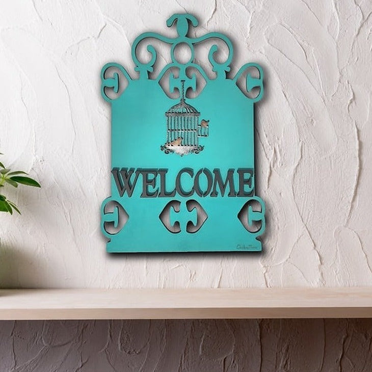 3D Vintage Welcome Home Décor Wooden Wall Art For Personalization