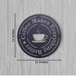 Coffee Quote Wooden Wall Signage 11 Inches Black