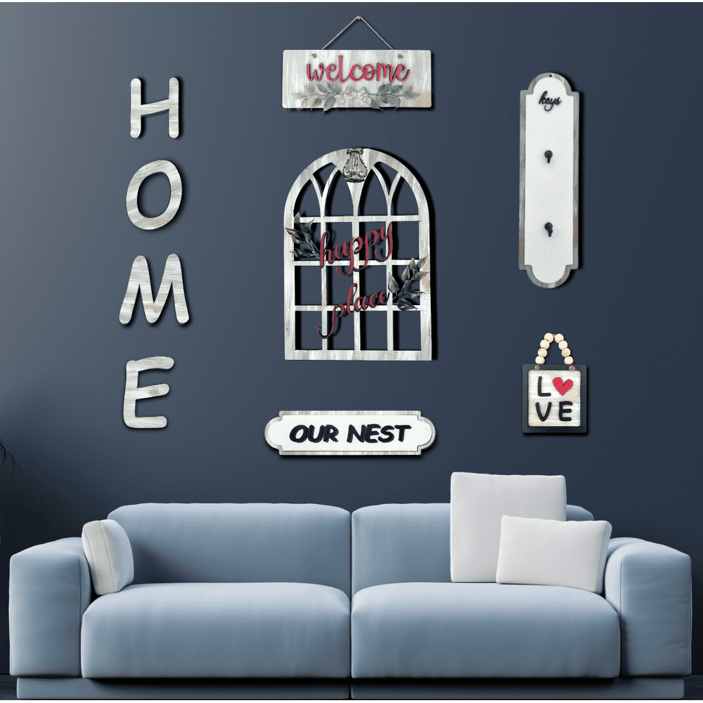 3D Gallery Wall Home & Welcome