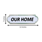 Our Home 3D Layered Wooden Sign Board