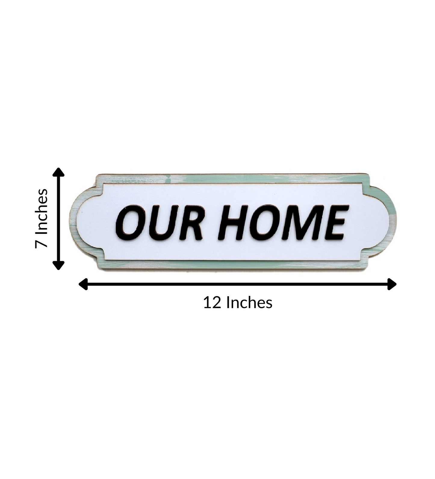 Our Home 3D Layered Wooden Sign Board