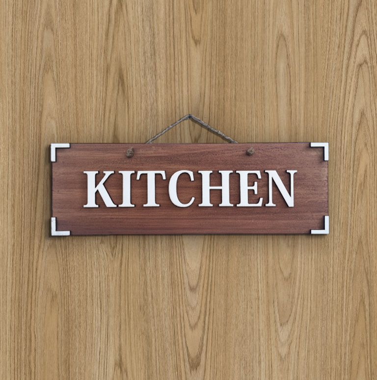 Kitchen Wooden Hanging Sign Board