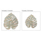Palm Leaves Wall Hanging Décor Art Set of 2