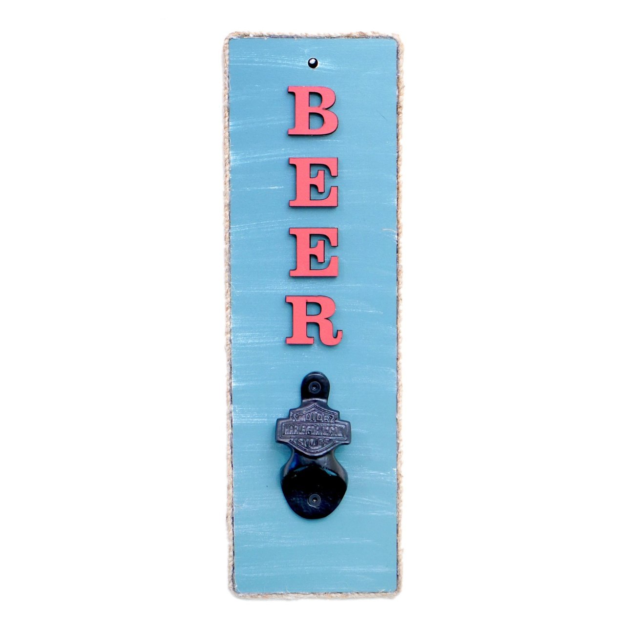 Beer Opener Rustic Blue