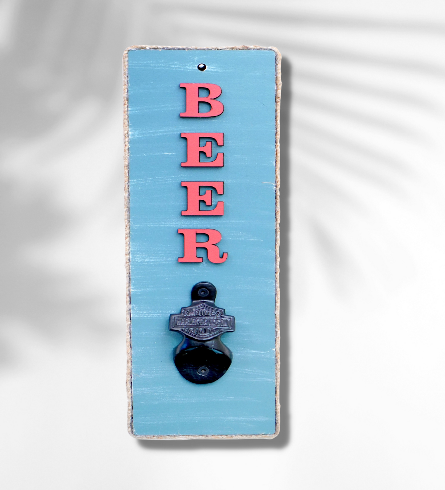 Beer Opener Rustic Blue