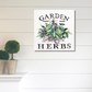 Garden Herbs Rustic Wall Art