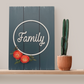 FAMILY Quote Wooden Hanging Wall Art For Home Decoration and Gift